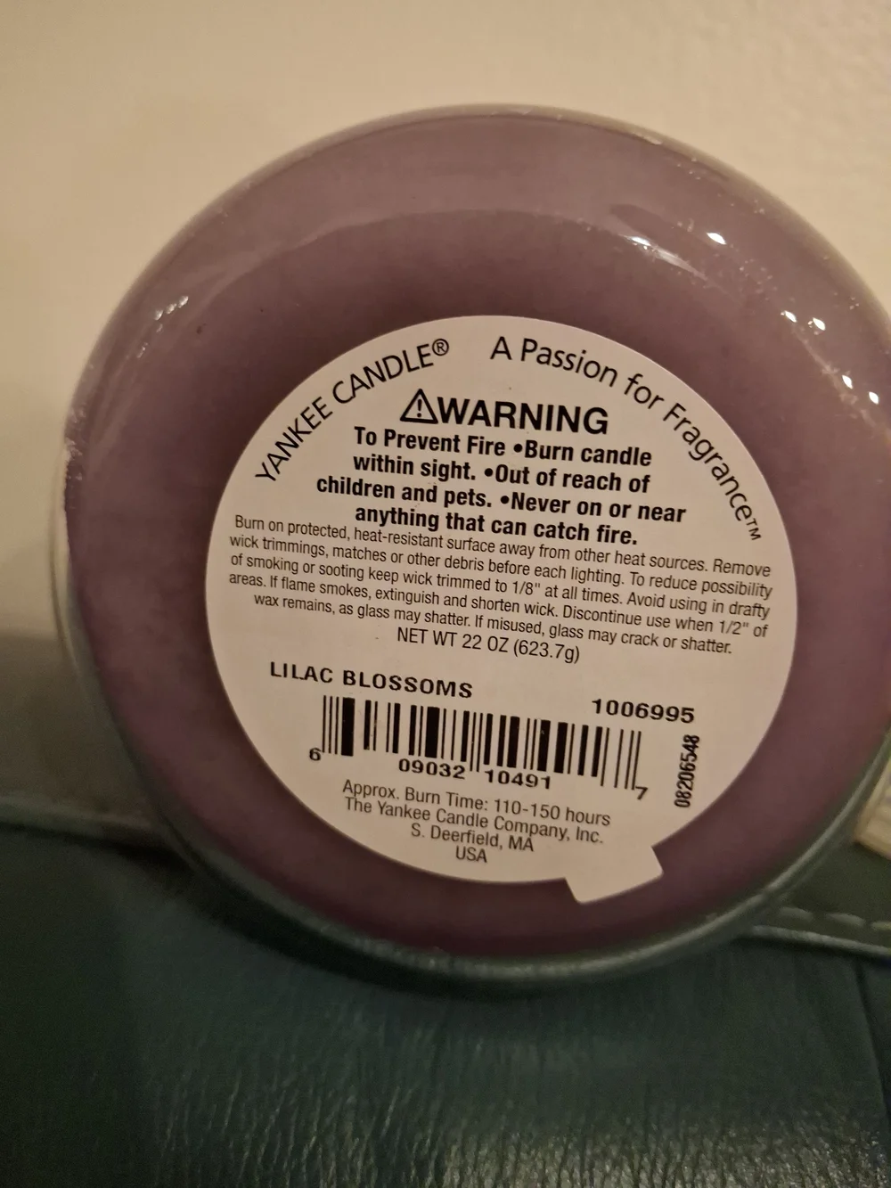 Yankee Candle Lilac Blossoms Large Jar Candle